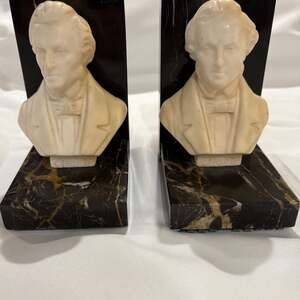 Vintage Alexander Backer Frederick Chopin Classic Chalkware Bust Figurine